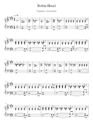 Robin Hood By Anson Seabra Sheet Music For Piano Solo Musescore Com