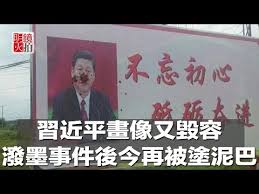 Image result for 習近平被丟泥巴