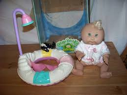Cabbage Patch Doll Bath Baby With Shower Pre Owned Great Condition Box Is Bad Cabbage Patch Kids Cabbage Patch Dolls Baby Bath