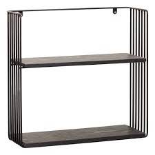 Check out our metal wall shelf selection for the very best in unique or custom, handmade pieces from our home & living shops. Metal Wall Shelf Black Hubsch Design Adult