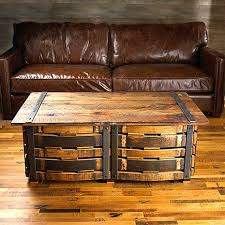 Hand Crafted Wine Barrel Stave Coffee Table Wine Barrel Furniture Wine Barrel Decor Barrel Coffee Table