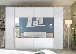 Unsere schreiner sind spezialisten für einbauschränke mit schiebetüren. Schwebeturenschrank Mega Schiebeturen Schrank Kleiderschrank Weiss Spiegel 3m
