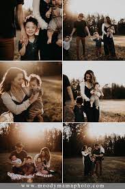 Family Of Four Spring Photography Session During Sunset Golden Hour In Vancouver Washington Por Sunset Family Photos Family Photography Outdoor Family Photos