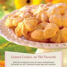 Custard Cookies Yummy I Luv Custard Biscuits Custard Cookies Recipes