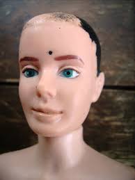 Vintage Barbie Doll Case and Dolls from 1963