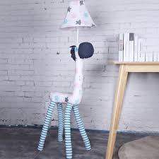Original toio modern floor lamp designed by achille castiglioni at flos usa. Fabric Floor Lamp With Animal Base White Finish Single Light Standing Light For Boys Girls Bedroom Takeluckhome Com