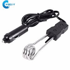 24 V Carro Eletrico Portatil Aquecedor De Imersao Em Agua Fervida Para Viajar Camping Piquenique Frete Gratis Water Heater Portable Safe Camping Picnic