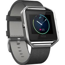 A leather band costs $99, and comes in black, camel (tan) or grey. Fitbit Blaze Luxe Accessory Band Small Black Fb159lbbks Best Buy
