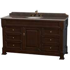 Gallery of 50 inch bathroom vanity. Undermount Oval Sink And 50 Inch Mirror Wyndham Collection Andover 55 Inch Single Bathroom Vanity In Dark Cherry Imperial Brown Granite Countertop Bathroom Fixtures Kitchen Bath Fixtures Svanimal Com