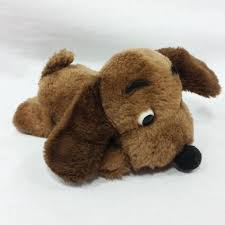 Dakin Plush Puppy Dog Drooper Brown Small Mini Vintage Stuffed Animal Soft Toy Dakin Drooper Dog Puppy Dachshund Wien Soft Toy Animals Pet Puppy Animals