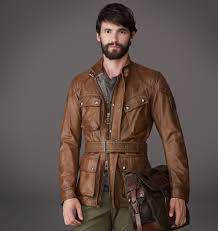 Undefined Leather Jacket Men Belstaff Jackets Mens Jackets