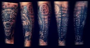 Wolf Quarter Sleeve Tattoo Google Search Wolf Tattoo Sleeve Quarter Sleeve Tattoos Half Sleeve Tattoo