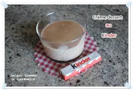 Creme Dessert Au Kinder Recette Recette Creme Recette Creme Dessert Creme Dessert