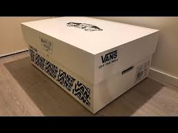 Diy Como Hacer Zapatero Caja De Zapatos Vans Giant Vans Shoebox Youtube Shoe Box Diy Shoe Box Storage Giant Shoe Box Storage