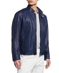Stefano Ricci Men S Textured Lamb Leather Jacket Stefanoricci Cloth Lamb Leather Jacket Stefano Ricci Men Jackets