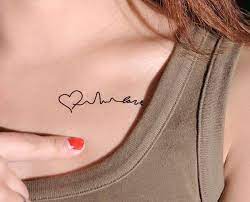 Pin By Victoria Chapman On Tattoos Collar Bone Tattoo Chest Tattoos For Women Chest Tattoo Girl