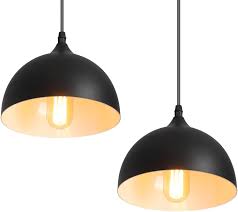 Check spelling or type a new query. Buy Faishilan 2 Pack Pendant Lights Industrial Black Metal Ceiling Lights Simple Design Light Shade Fixture For Kitchen Island Coffee Shop Restaurant Online In Turkey B089s49lkg
