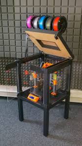 Prusa Printer Enclosure V2 With Mmu2s Support Prusa Printers 3d Printer Enclosure 3d Printing Diy 3d Printer Designs