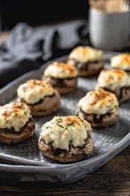 Keto Crab Stuffed Mushrooms With Cream Cheese Low Carb Maven