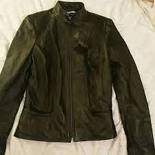Antonio Melani Black Leather Jacket Leather Jacket Black Leather Jacket Jackets