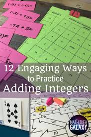 Check Out These 12 Ideas To Help Students Become Masters At Adding And Subtracting Integers Includes A Free Math Integers Adding Integers Integers Activities