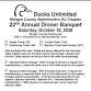 Ducks Unlimited: Morgan County DU Banquet