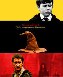 The Sorting Hat Knows I Actually Liked This Because Of Bellatrix In The Backround Oooo Foreshadow Harry Potter Obsession Harry Potter Love Harry Potter Fan
