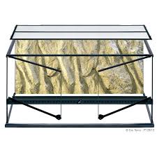 Exo Terra Glass Natural Terrarium Large Wide 36x18x18 Reptile Habitat Reptile Terrarium Terrarium