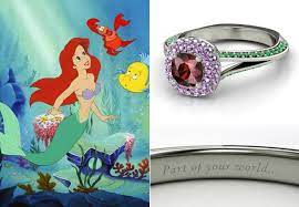 Disney Princess Engagement Rings Ariel Disney Princess Engagement Rings Disney Engagement Rings Disney Engagement