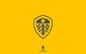 Leeds United Fc Yellow Background English Football Team Leeds United Fc Emblem Hd Wallpaper Peakpx