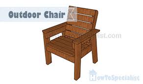 How To Build An Outdoor Chair Howtospecialist How To Build Step By Step Diy Plans Outdoor Chairs Outdoor Chairs Diy Simple Outdoor Chairs
