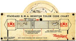 Circular banded components are visible from all directions and angles while printed text is rarely visible and often requires magnification to read. Wheel Charts For Antique Radios Electronics And Technology