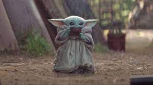 Baby Yoda Sipping Soup Pc Blank Template Imgflip