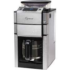 I was using a separate burr grinder every day and a mediocre coffee maker. Capresso Coffeeteam Pro Coffee Maker Burr Grinder Combo 12 Cup Glass Carafe