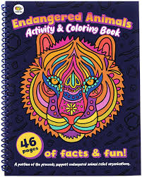 Experts warn that without public help, red squirrels are under imminent threat of extinction. Amazon Com Doodle Hog Endangered Animals Activity And Toddler Coloring Book 46 Pages Of Facts Activities Stickers And Illustrations Hours Of Education And Fun For Kids Ages 4 6 8 10 Toys Games