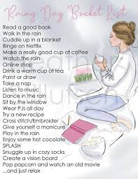 2019 Rainy Day Bucket List Printable Heather Stillufsen Spring Bucket List Heather Stillufsen Bucket List Spring Heather Stillufsen Quotes
