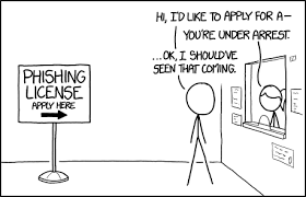 Phishing License Funny Texts Computer Jokes Information Technology Humor