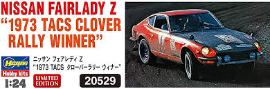 Hasegawa 1/24 Nissan Fairlady Z 1973 Tacs Clover Rally Winner Plastic
