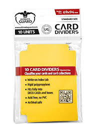 Get your california guard card from bsis (bureau of security and investigative services) the fast & easy way with these three quick steps. Ultimate Guard Card Divider 10 Pack Light Yellow Buy Online In Andorra At Andorra Desertcart Com Productid 43632183