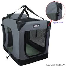 Elitefield 3door Folding Soft Dog Crate Indoor And Outdoor