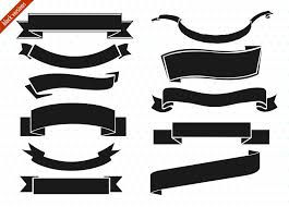 Ribbon Banner Set By Https Www Deviantart Com Picturesofpelicans On Deviantart Ribbon Banner Digital Banner Black Banner
