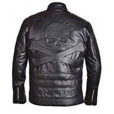 New Men S Biker Reinforced Vintage Distressed Black With Skull Leather Jacket Leather Jacket Leather Jacket Men Mens Jackets