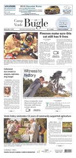 Today S Front Page Of Camp Verde Bugle Http Www Cvbugle Com Via Newseum Tfp Http Www Newseum Indesign Newspaper Template Newspaper Template Camp Verde