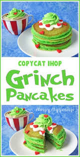 Copycat Ihop Grinch Pancakes Recipe Hungry Happenings Video Recipe Christmas Food Christmas Snacks Christmas Desserts