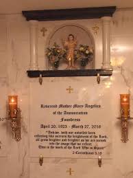 Mother Angelica S Plaque In The Church She Had Built In Hanceville Al The Shrine Of The Most Blessed Sacramen Mother Angelica Catholic Mother Catholic Decor