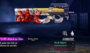 Acara crossover ini akan mulai maret mendatang. Bocoran Skin Senjata M1014 Dan P90 Attack On Titan Free Fire Maret 2021 Retuwit