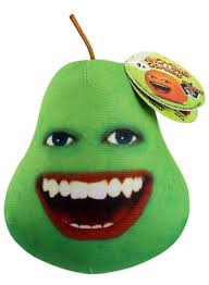 I figured that some of you would be fans of annoying orange, or maybe you'd like to annoy someone and turn them into an orange.hahahahahahah. Annoying Orange Pear 3 1 2 Plush Talking Walmart Com Walmart Com