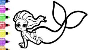 I love to color and truly believe t. Belajar Menggambar Dan Mewarnai Boneka Putri Duyung Lol Dengan Spidol Youtube
