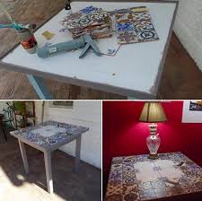 relooker une table basse avec du carrelage relooker une table basse customiser table basse table basse