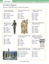 From athena to zeus, these greek mythology names are. Quick Quizzes Greek Religion Teachervision